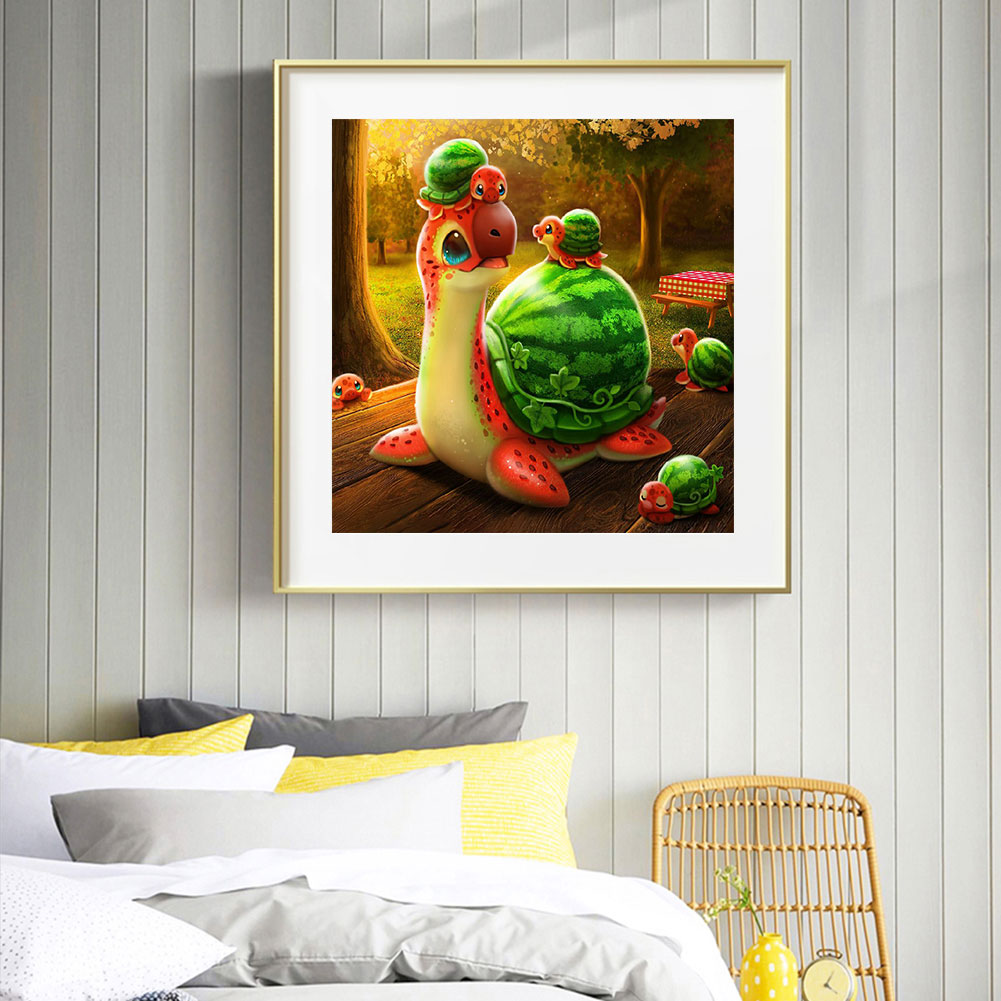 Fruit Turtle - Full Round Drill Diamond Painting 40*45CM