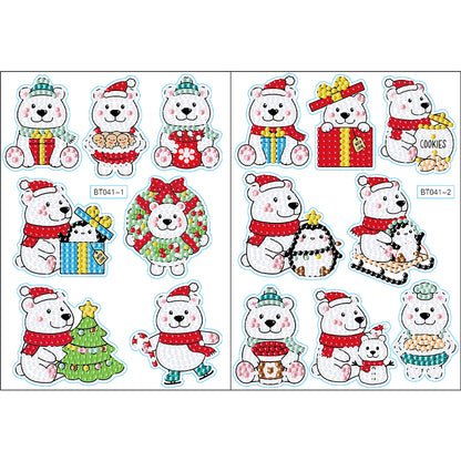 2pcs Craft Stickers Crafts Art Creative Cute Greeting Card for Childer Toy Gifts