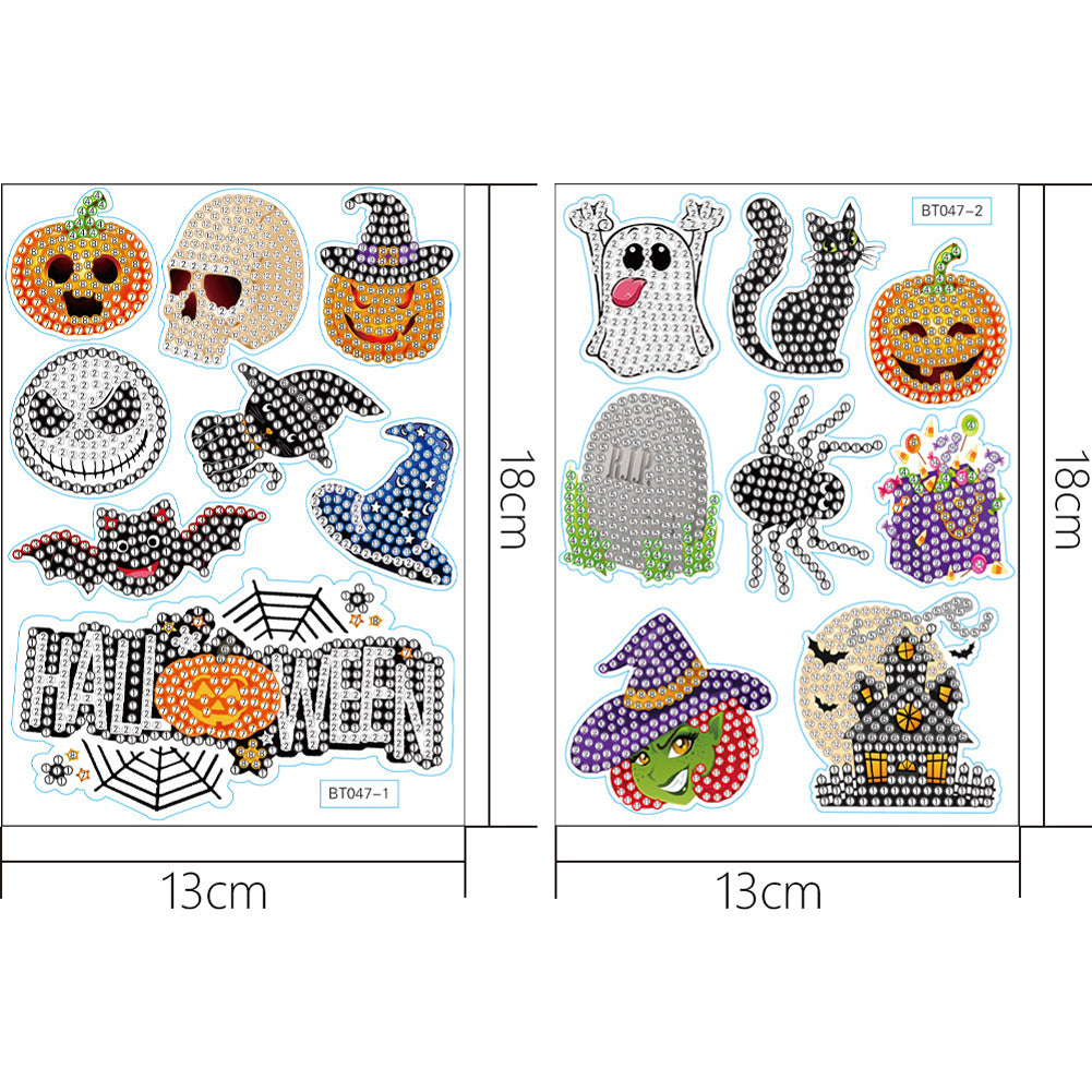 2pcs Craft Stickers Crafts Art Creative Cute Greeting Card for Childer Toy Gifts