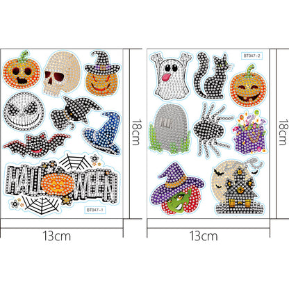 2pcs Craft Stickers Crafts Art Creative Cute Greeting Card for Childer Toy Gifts