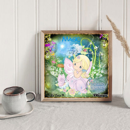 Precious Moment Record Doll - Full Round Drill Diamond Painting 40*40CM