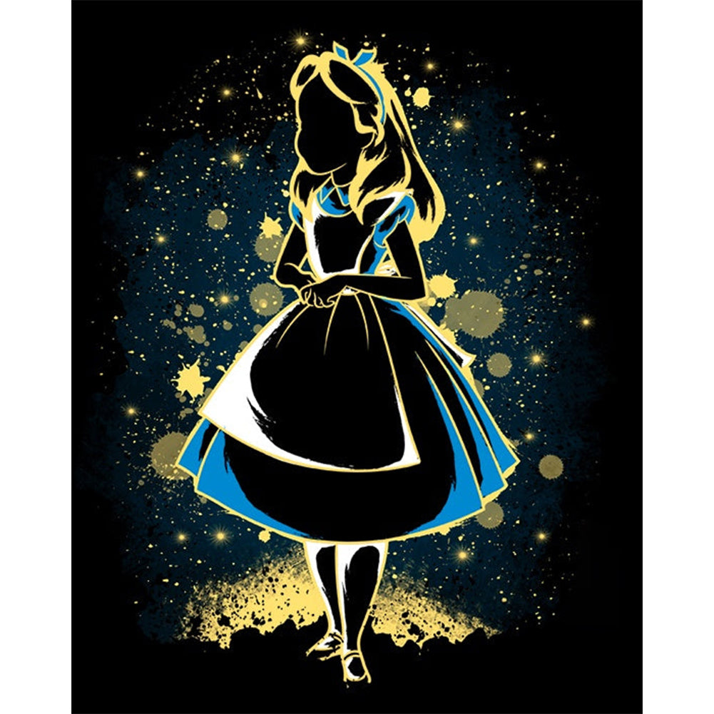 Alice In Wonderland 50*60CM(Canvas) Full Round Drill Diamond Painting