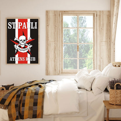 St Pauli Football Team Logo - Full Round Drill Diamond Painting 30*400CM
