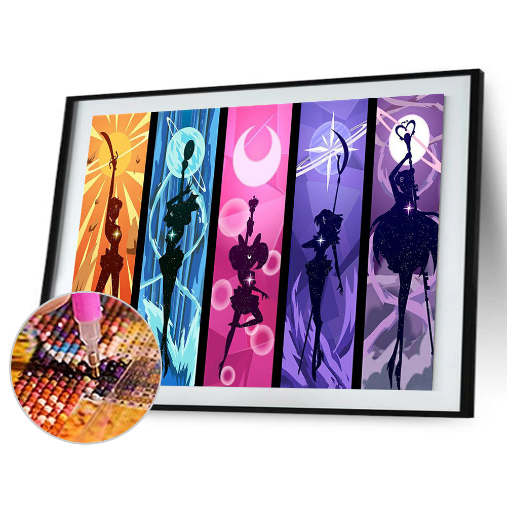 Sailor Moon - Full Square Drill Diamond Painting 40*30CM