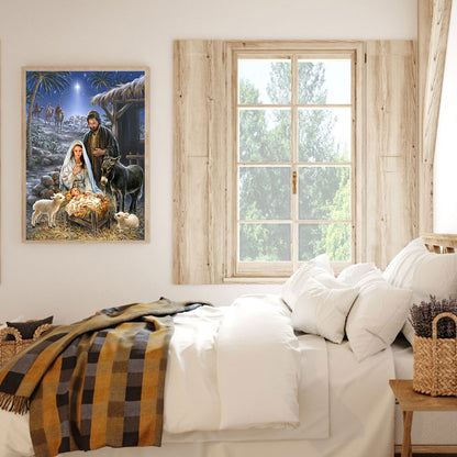 Nativity - Full Round Drill Diamond Painting 40*50CM