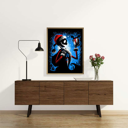 Weird City Night Skeleton - Full Round Drill Diamond Painting 30*40CM