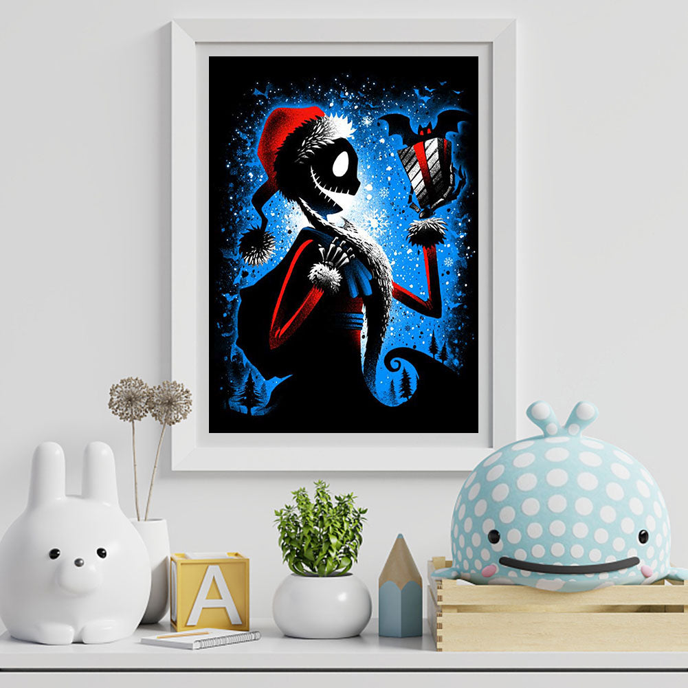 Weird City Night Skeleton - Full Round Drill Diamond Painting 30*40CM