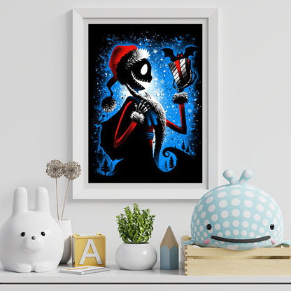 Weird City Night Skeleton - Full Round Drill Diamond Painting 30*40CM