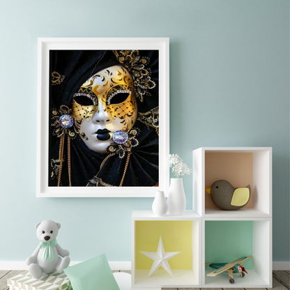 Mask Woman - Full Round Drill Diamond Painting 50*60CM