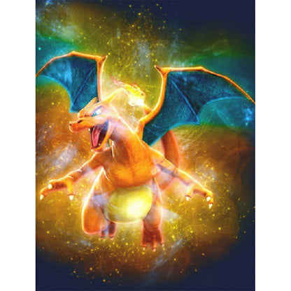 Charizard - Full Round Drill Diamond Painting 30*40CM