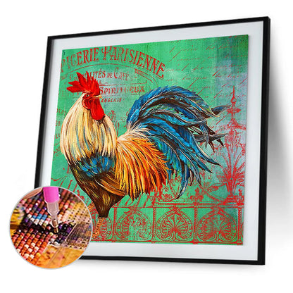 Chicken - Full Square Drill Diamond Painting 40*40CM