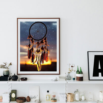 Dreamcatcher - Full Round Drill Diamond Painting 30*40CM