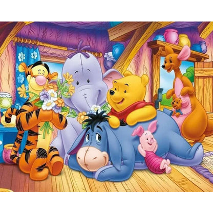 Winnie The Pooh - Full Round Drill Diamond Painting 40*30CM