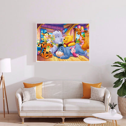 Winnie The Pooh - Full Round Drill Diamond Painting 40*30CM