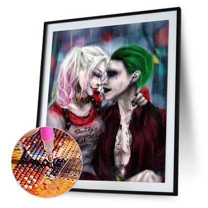 Joker And Harley Quinn - Full Round Drill Diamond Painting 40*50CM