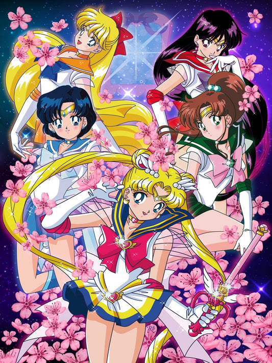 Sailor Moon - Full Round Drill Diamond Painting 40*50CM