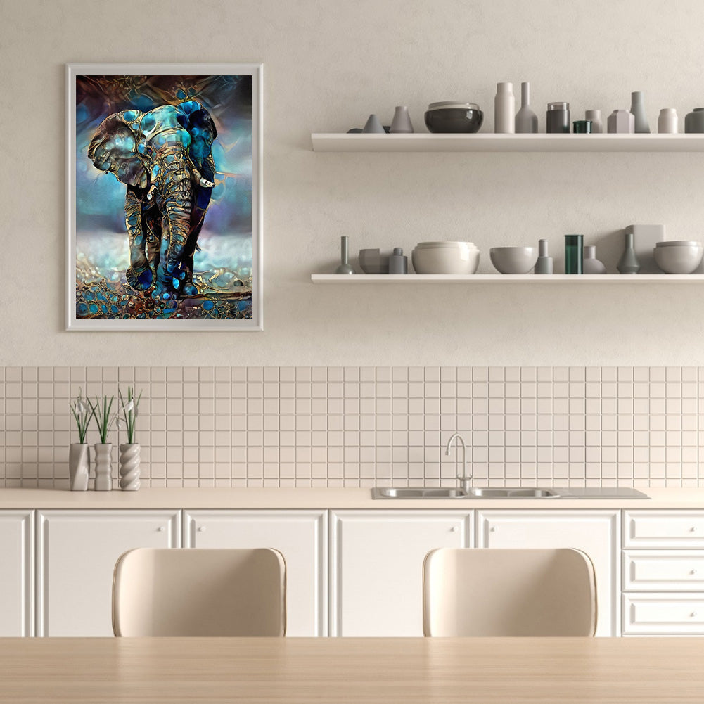 L¨¦a Roche Elephant - Full Square Drill Diamond Painting 40*50CM