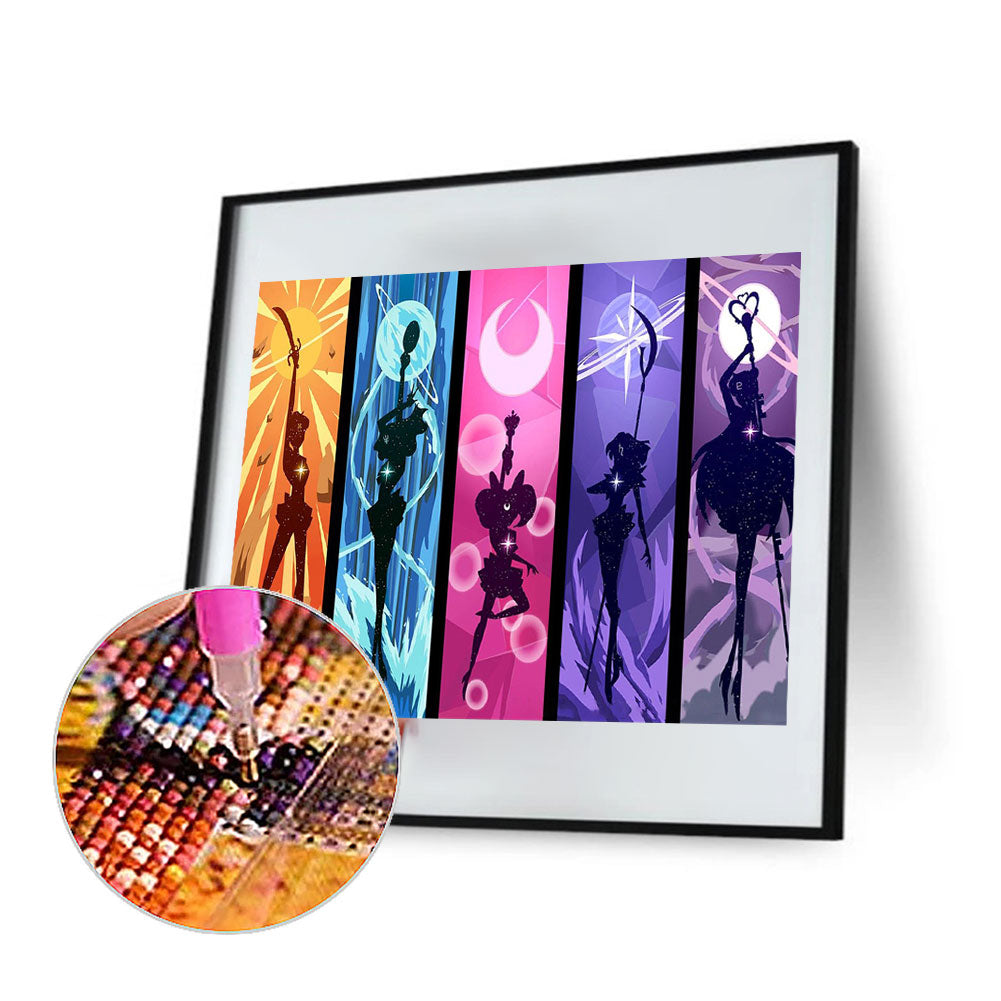 Sailor Moon - Full Round Drill Diamond Painting 50*40CM