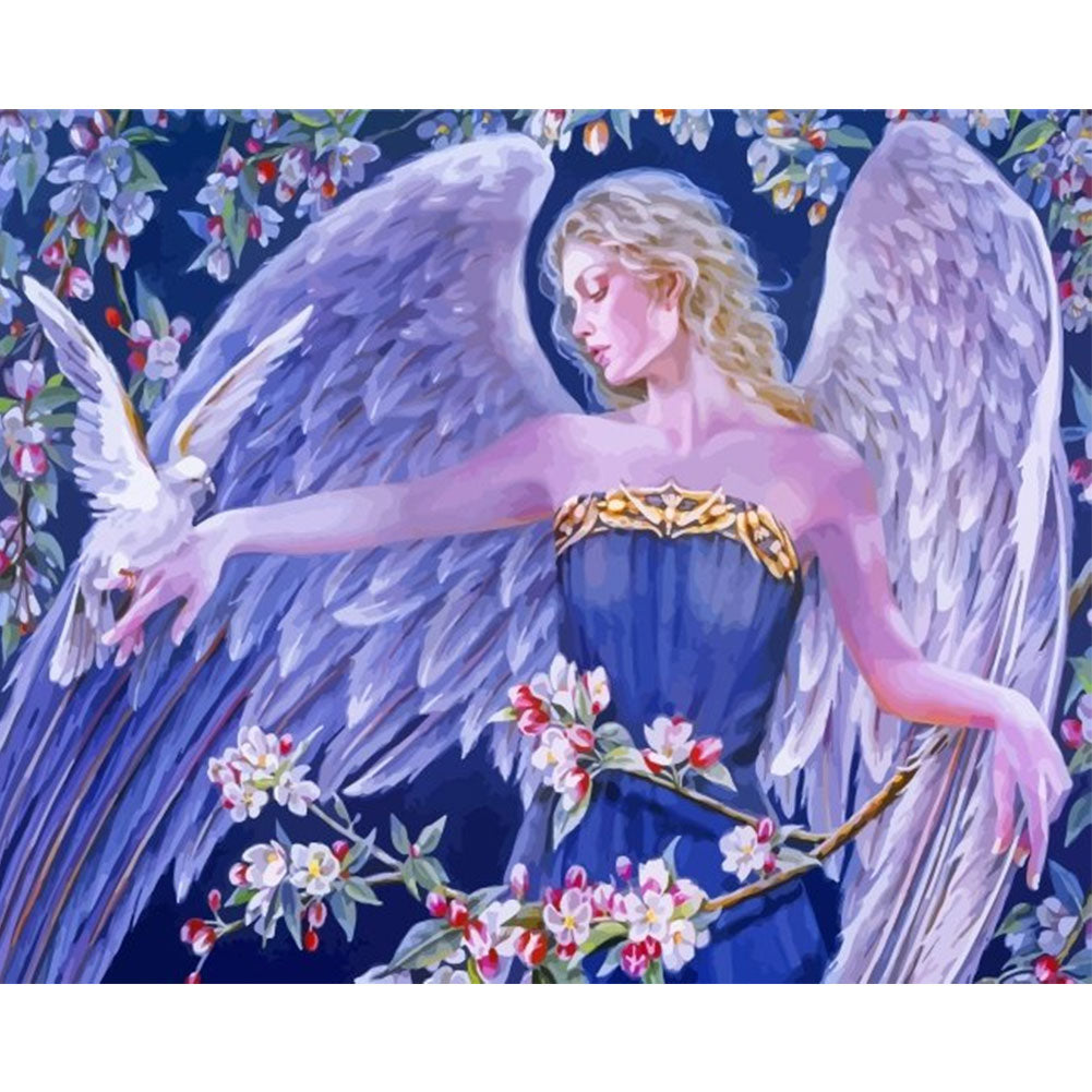 Angel Girl - Special Shaped Drill Diamond Paiting 40*30CM