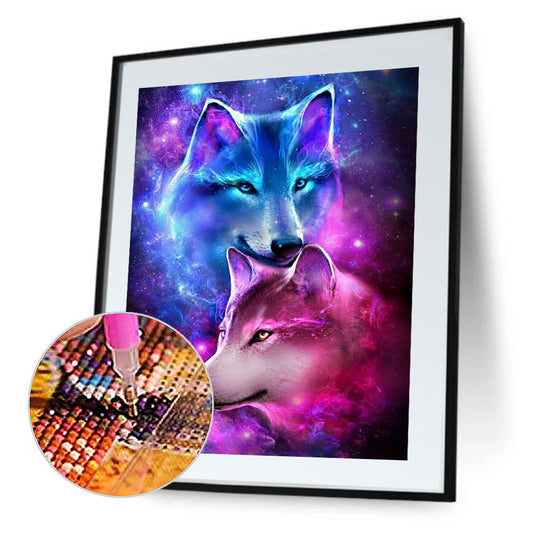 Wolf - Full Round Drill Diamond Painting 50*60CM