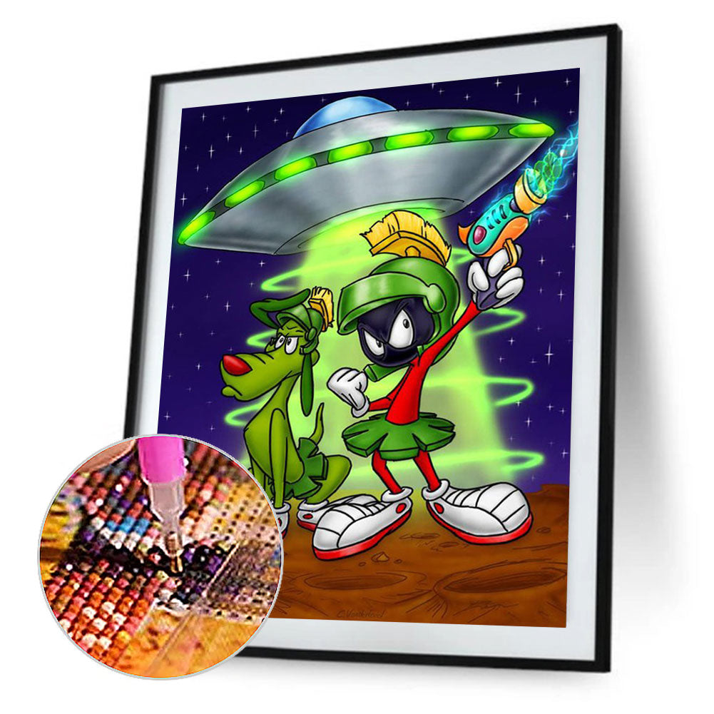 Marvin The Martian - Full Square Drill Diamond Painting 50*60CM