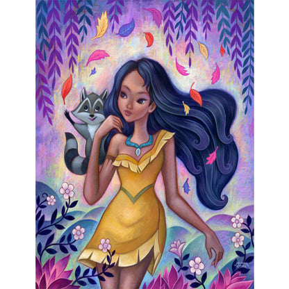 Disney Princess Pocahontas - Full Round Drill Diamond Painting 30*40CM