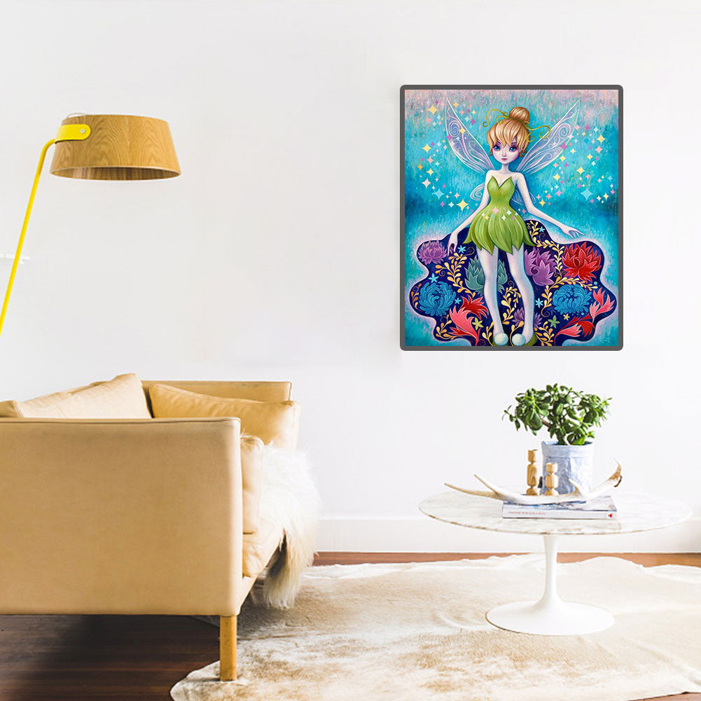 Tinker Bell - Full Round Drill Diamond Painting 30*40CM