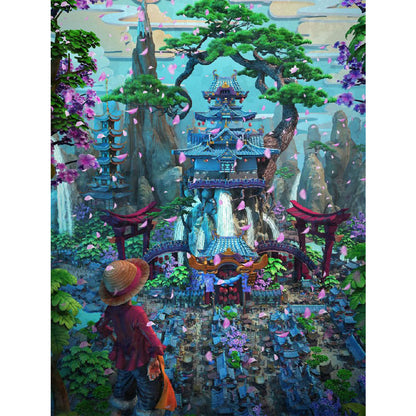 Pirate Ship - Full Round Drill Diamond Painting 30*40CM