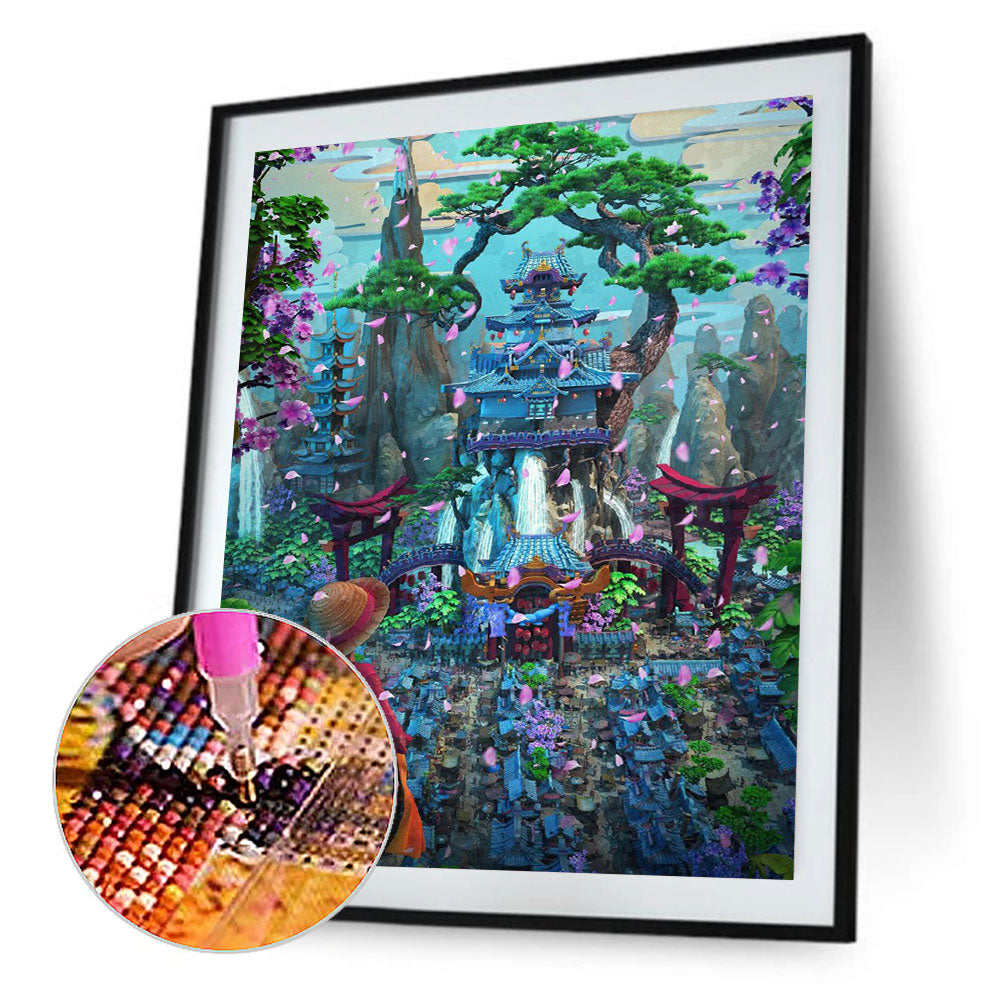 Pirate Ship - Full Round Drill Diamond Painting 30*40CM