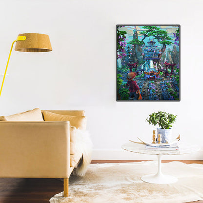 Pirate Ship - Full Round Drill Diamond Painting 30*40CM