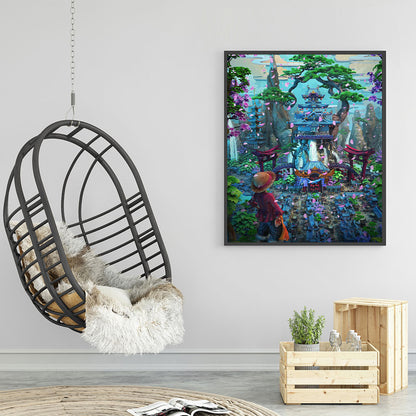 Pirate Ship - Full Round Drill Diamond Painting 30*40CM