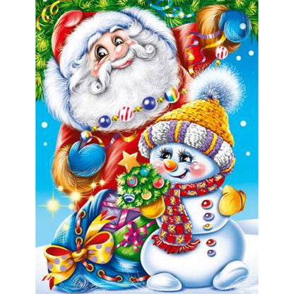 Santa Claus - Full Round Drill Diamond Painting 30*40CM