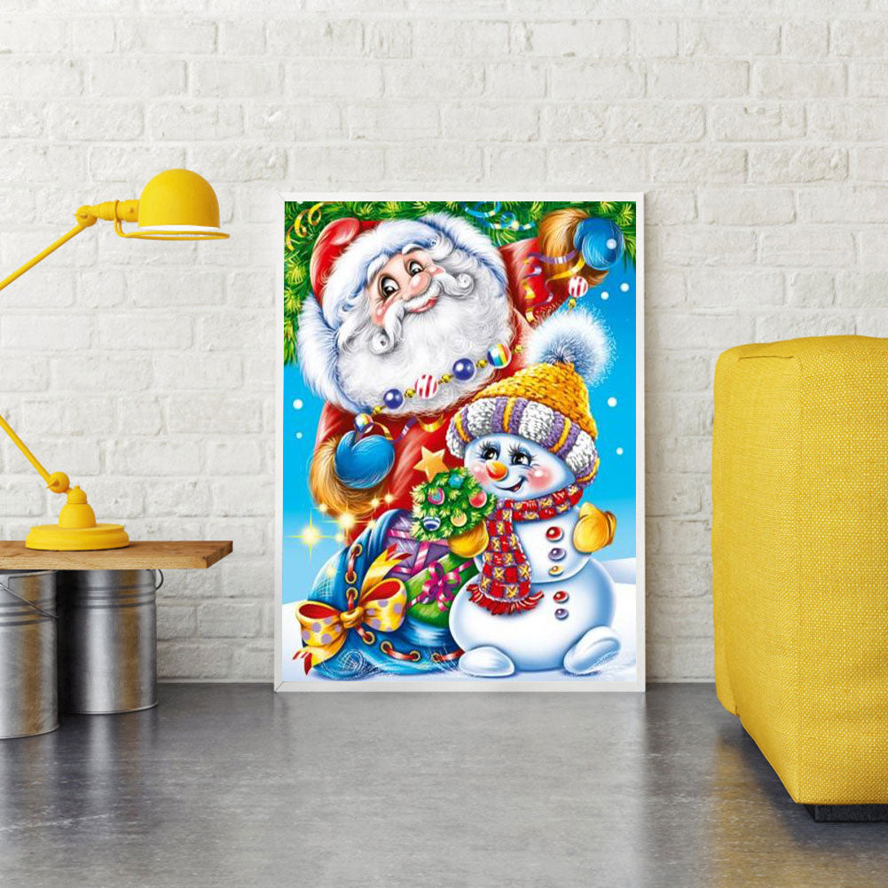 Santa Claus - Full Round Drill Diamond Painting 30*40CM