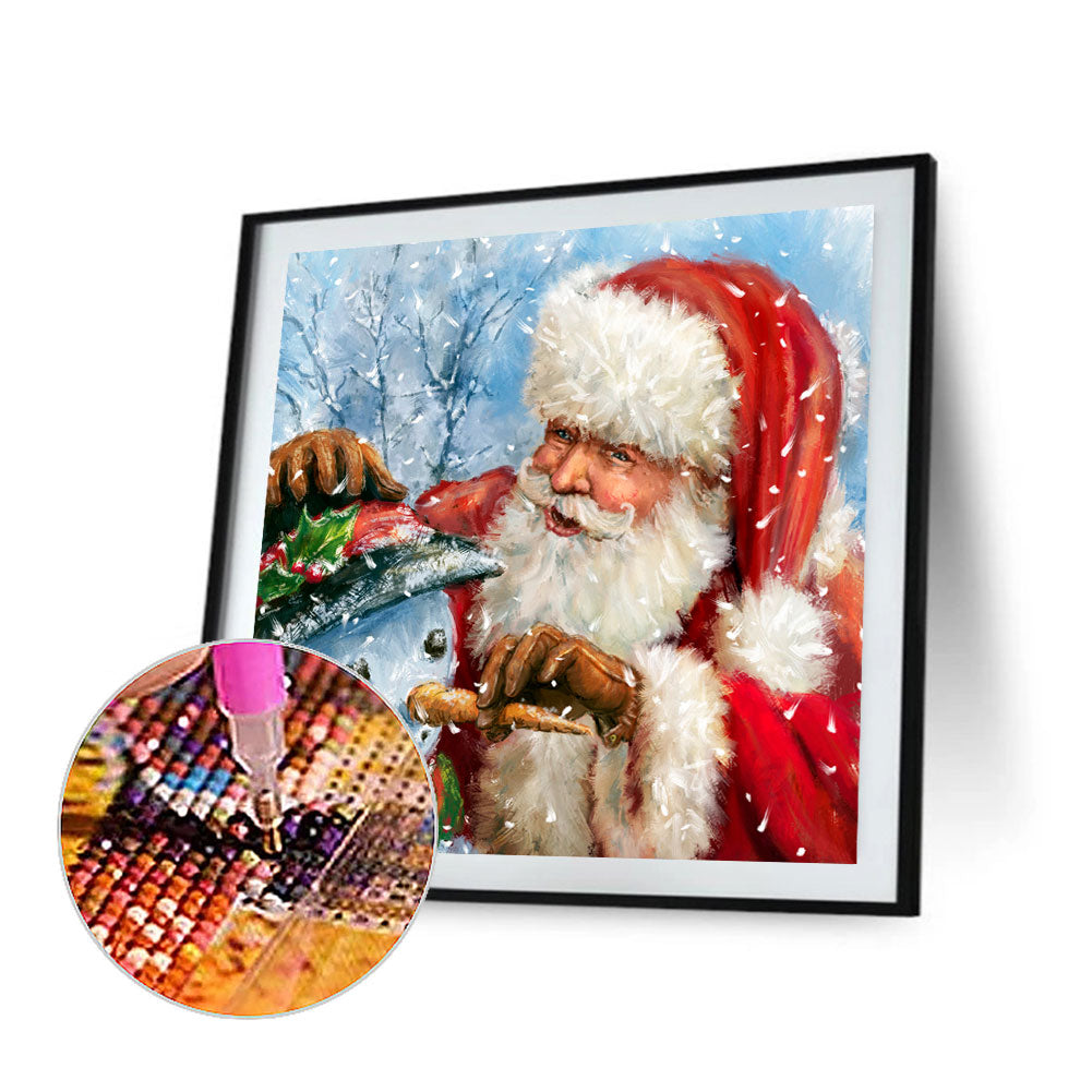 Santa Claus - Full Round Drill Diamond Painting 30*30CM