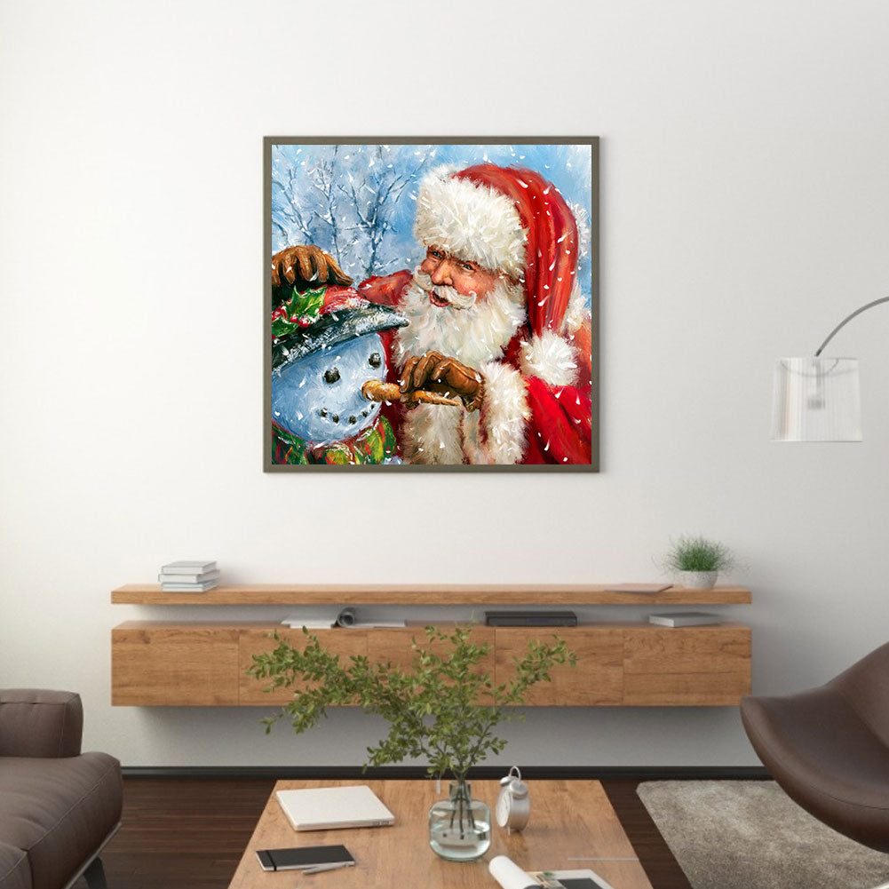 Santa Claus - Full Round Drill Diamond Painting 30*30CM