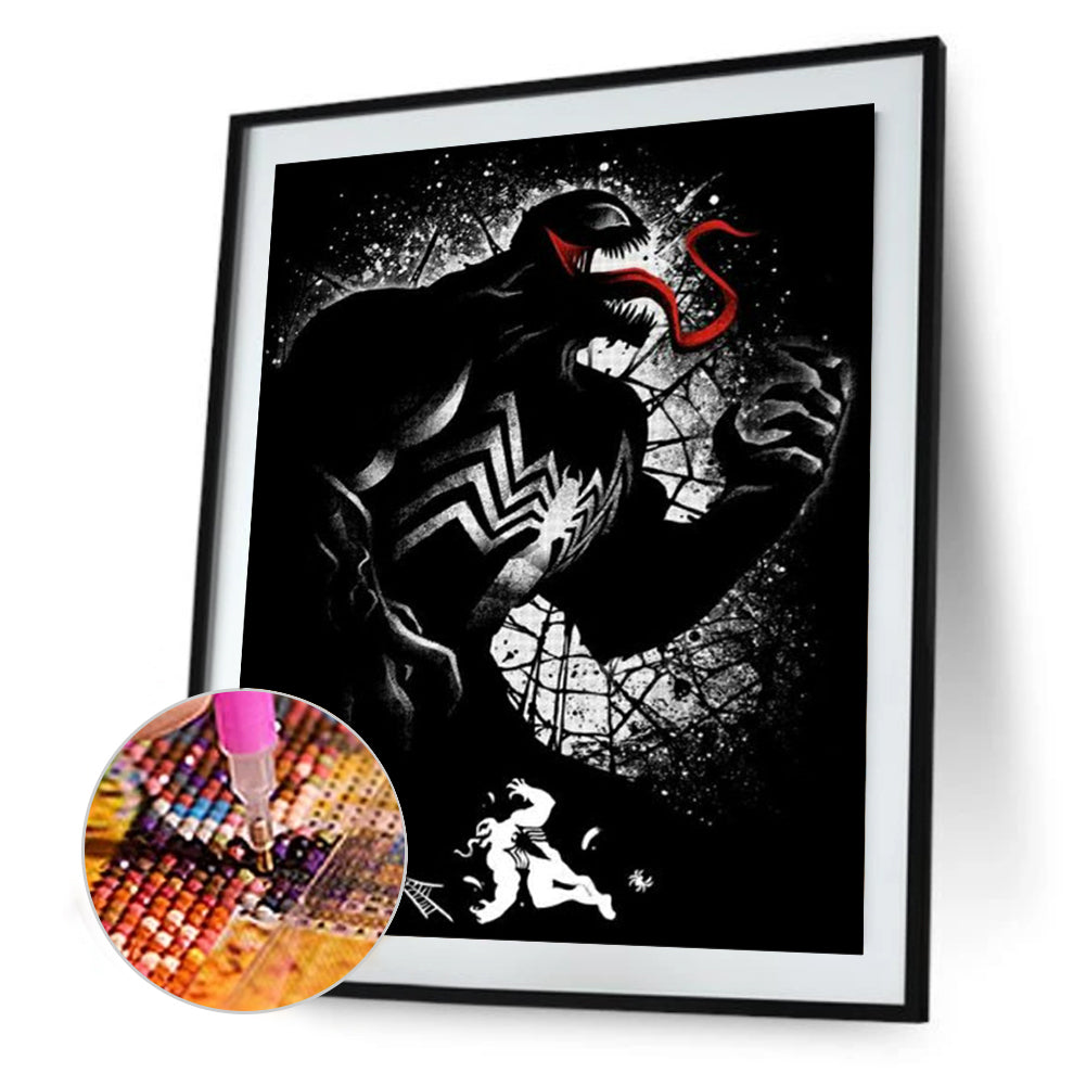 Venom Silhouette - Full Square Drill Diamond Painting 40*50CM