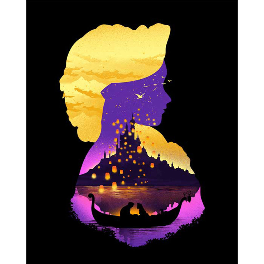 Disney Rapunzel - Full Round Drill Diamond Painting 30*40CM