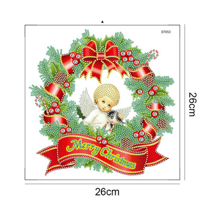 5D Cartoon Sticker Art Craft Christmas Diamond Sticker Rhinestone for Kids Gifts