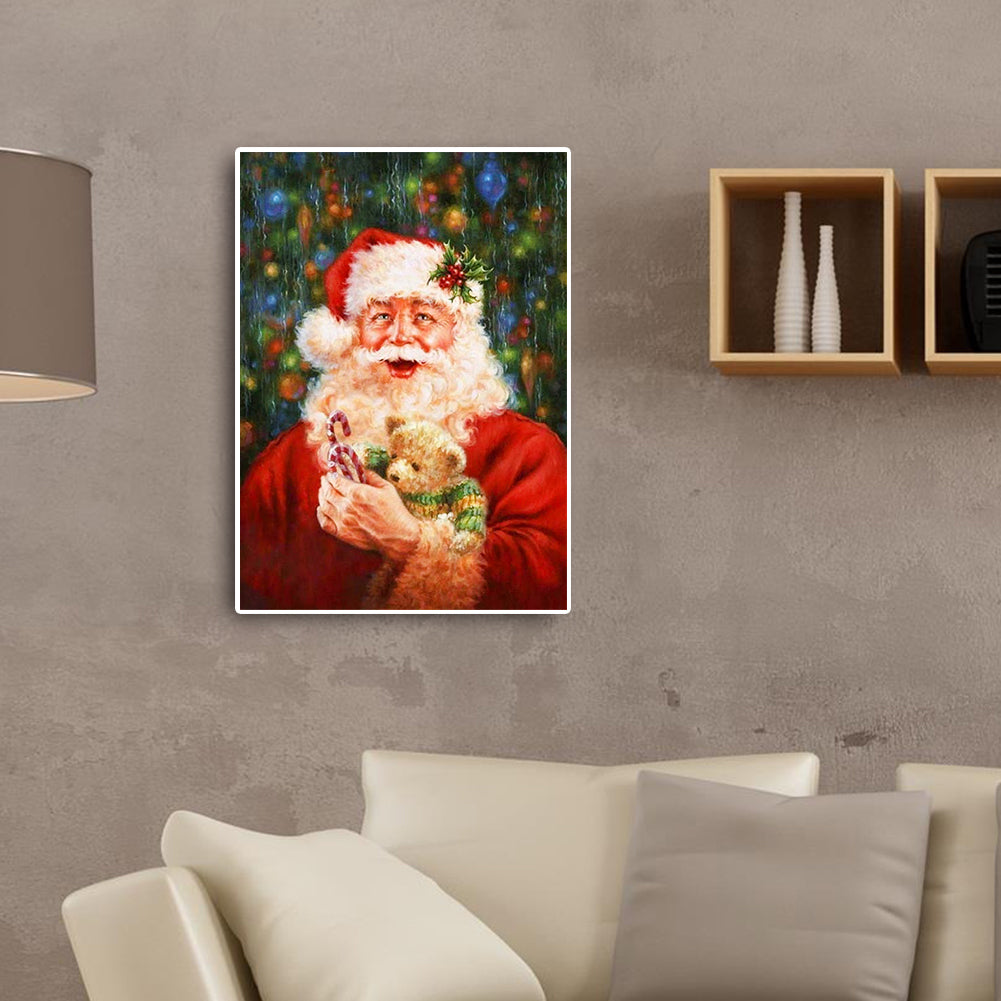 Santa Claus - Full Round Drill Diamond Painting 30*40CM