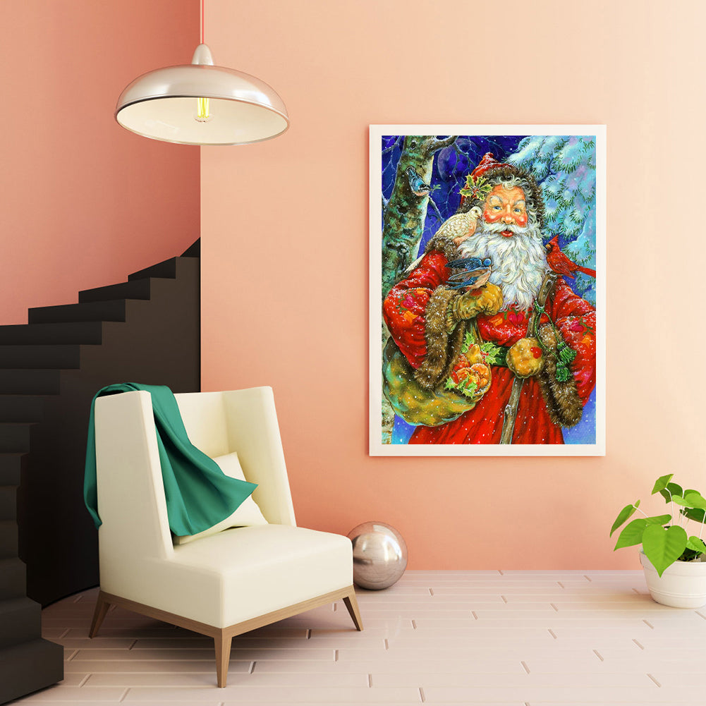 Santa Claus - Full Round Drill Diamond Painting 30*40CM