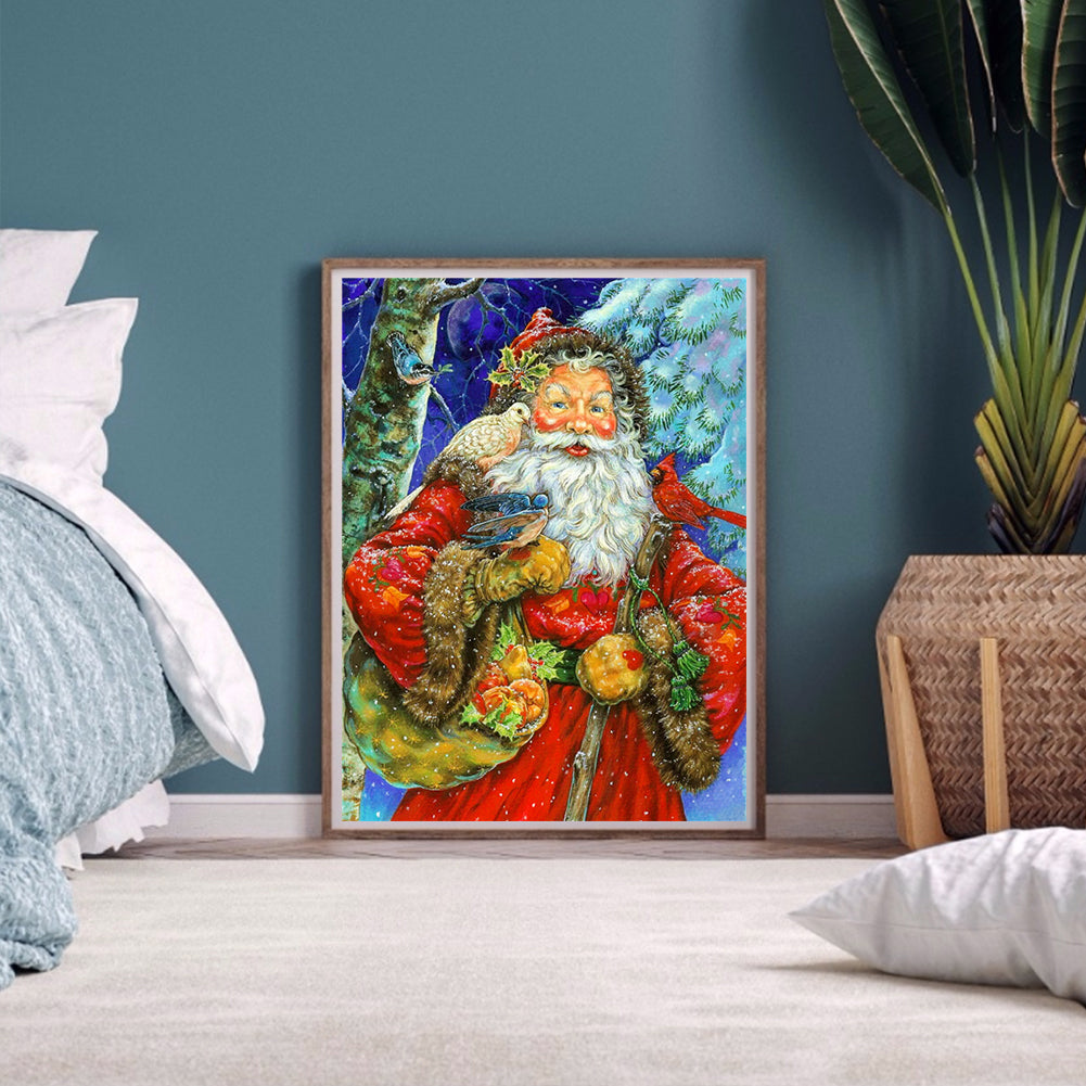 Santa Claus - Full Round Drill Diamond Painting 30*40CM