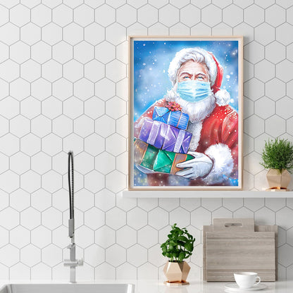 Santa Claus - Full Round Drill Diamond Painting 30*40CM