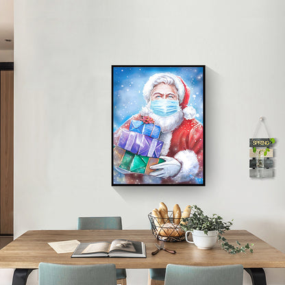 Santa Claus - Full Round Drill Diamond Painting 30*40CM