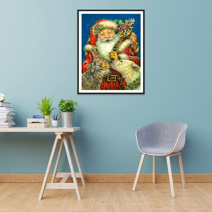 Santa Claus - Full Round Drill Diamond Painting 30*40CM