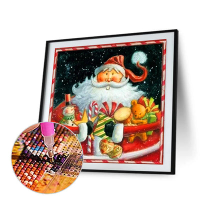 Santa Claus - Full Round Drill Diamond Painting 30*30CM