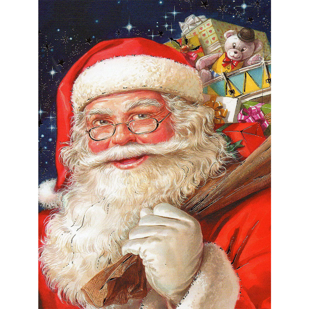 Santa Claus - Full Round Drill Diamond Painting 30*40CM