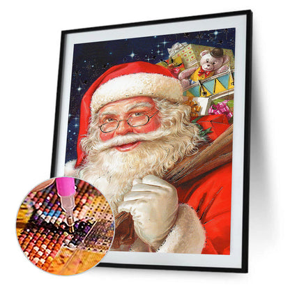 Santa Claus - Full Round Drill Diamond Painting 30*40CM