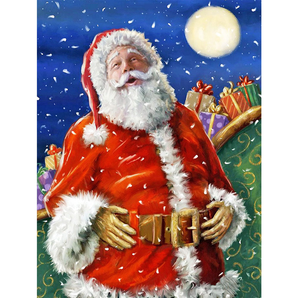 Santa Claus - Full Round Drill Diamond Painting 30*40CM