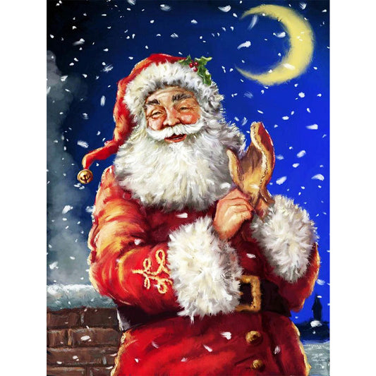 Santa Claus - Full Round Drill Diamond Painting 30*40CM