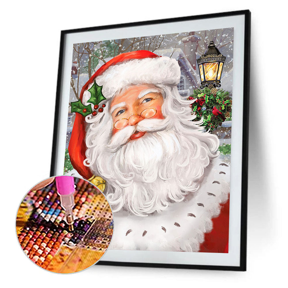 Santa Claus - Full Round Drill Diamond Painting 30*40CM